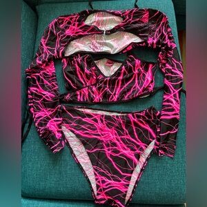 Ravesaurus Three Piece Rave Outfit